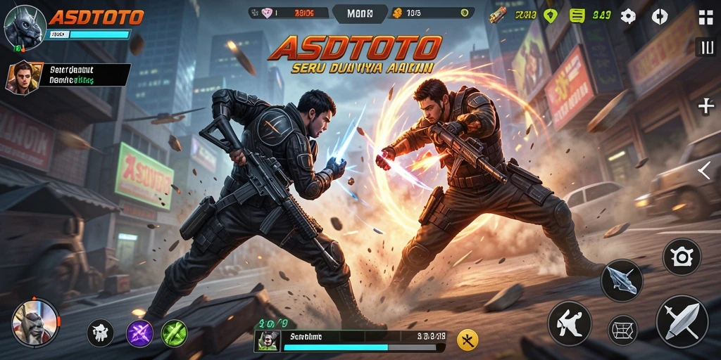 Gameplay mendebarkan di dunia aksi ASDTOTO.