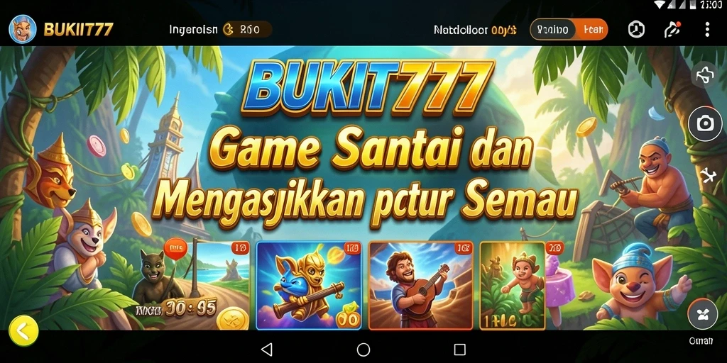 Screenshot gameplay BUKIT777 menampilkan aksi seru dan desain visual yang menarik.