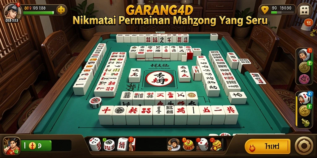Tampilan gameplay seru dari GARANG4D dengan Mahjong.