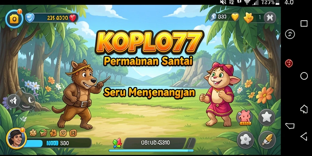 Tampilan seru gameplay KOPLO77 dengan grafis menarik dan penuh warna.