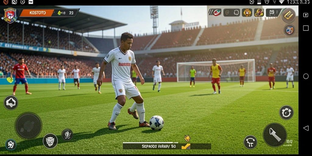 Tampilan gameplay KOSTOTO yang seru dan realistis.