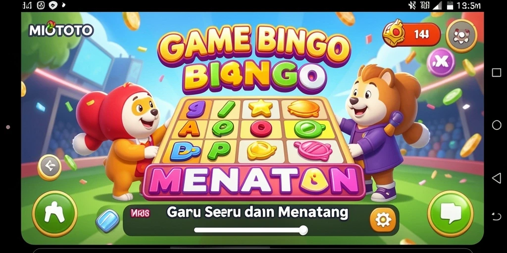 Tampilan gameplay Bingo yang seru dan interaktif di MIOTOTO.