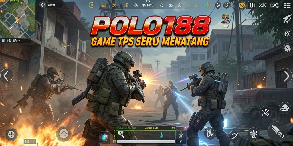 Tampilan gameplay POLO188 yang mendebarkan dalam pertempuran TPS.