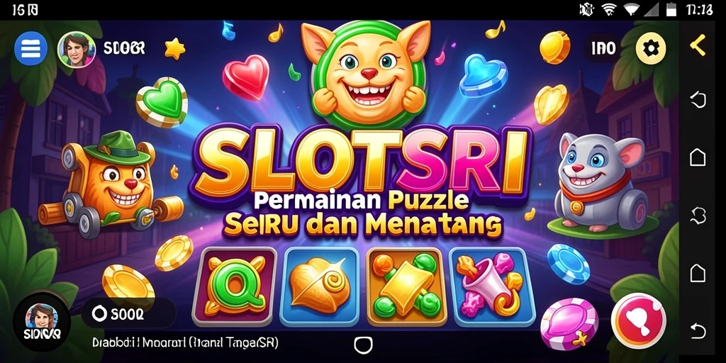 Tangkapan layar gameplay SLOTSRI yang menampilkan tantangan Puzzle.