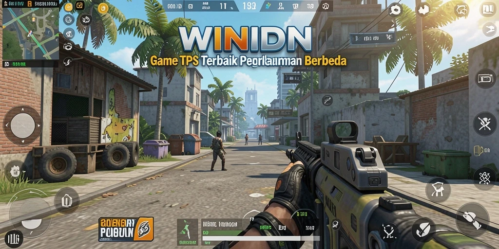 Gameplay mendebarkan WINIDN dengan aksi pertempuran seru.
